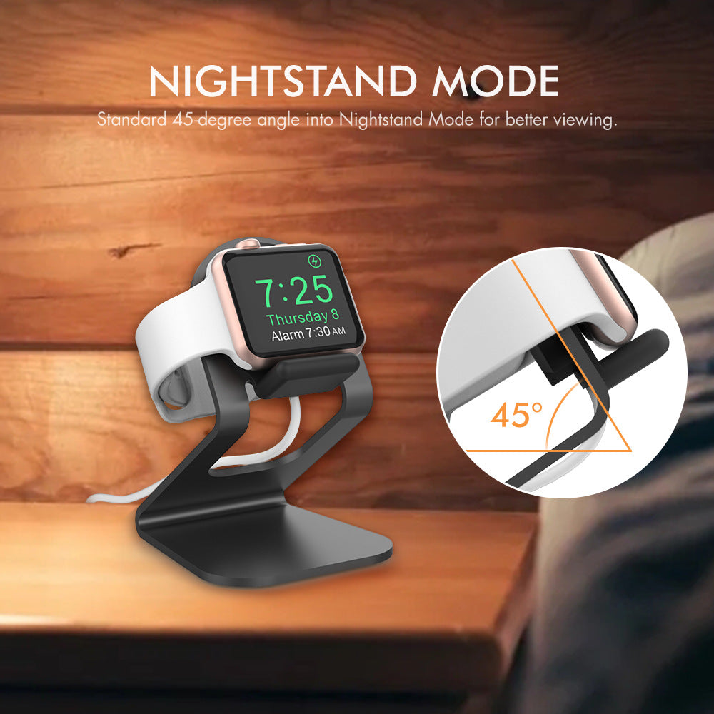 AHASTYLE ST03 For Apple Watch Aluminum Alloy Charging Stand Smartwatch Charger Holder Bracket AHASTYLE ST03 For Apple Watch Aluminum Alloy Charging Stand Smartwatch Charger Holder Bracket